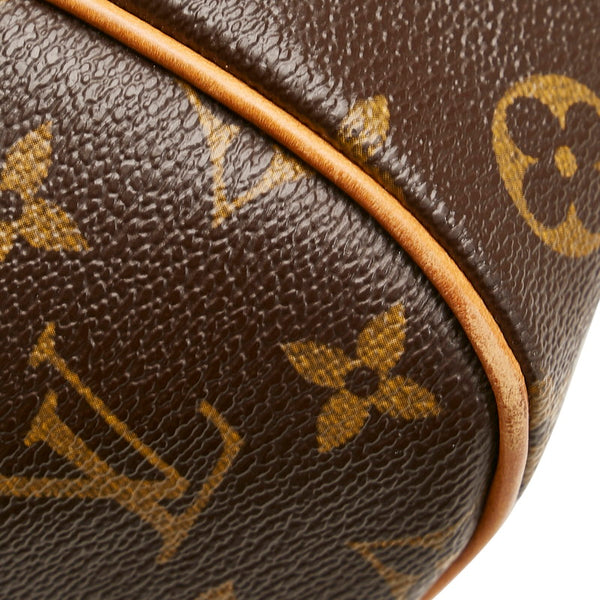 ルイ ヴィトン モノグラム  ティヴォリPM ハンドバッグ M40143 ブラウン PVC レザー レディース LOUIS VUITTON 【中古】