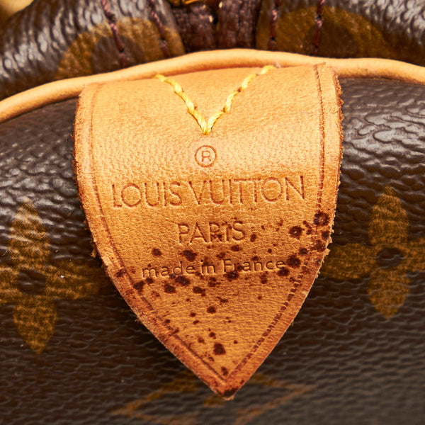 ルイ ヴィトン モノグラム キーポル45 M41428 ブラウン PVC レザー ボストンバッグ レディース LOUIS VUITTON 【中古】