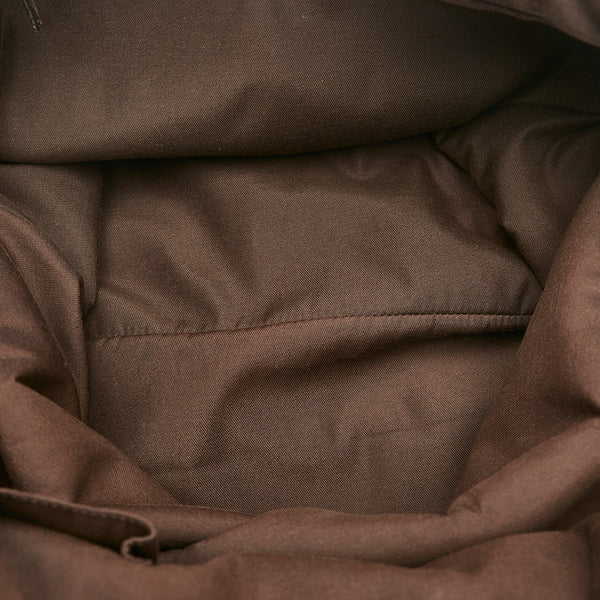 グッチ GGキャンバス アビー ハンドバッグ トートバッグ 130733 ベージュ キャンバス レザー レディース GUCCI 【中古】