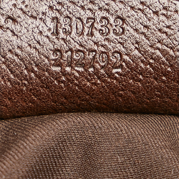 グッチ GGキャンバス アビー ハンドバッグ トートバッグ 130733 ベージュ キャンバス レザー レディース GUCCI 【中古】