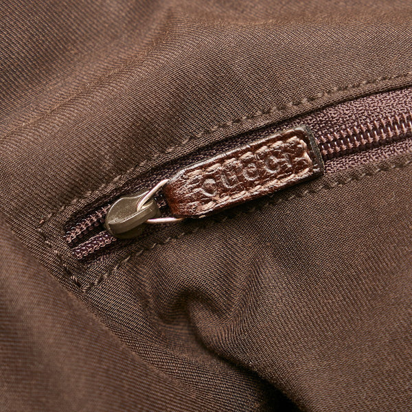 グッチ GGキャンバス アビー ハンドバッグ トートバッグ 130733 ベージュ キャンバス レザー レディース GUCCI 【中古】