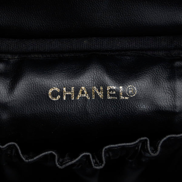 シャネル ココマーク バニティバッグ ハンドバッグ ブラック キャビアスキン レディース CHANEL 【中古】