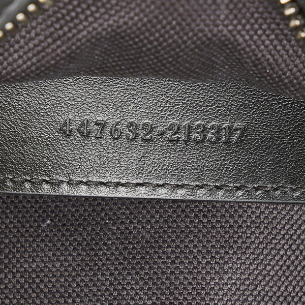 グッチ GGマーモント スモール チェーン ショルダーバッグ 447632 ブラック レザー レディース GUCCI 【中古】