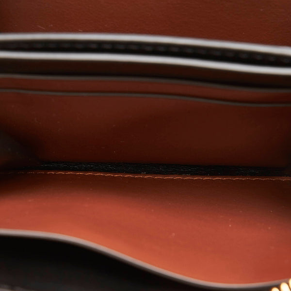バーバリー TB モノグラム コインケース カードケース コンパクトウォレット ブラウン PVC レザー レディース BURBERRY 【中古】