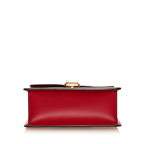 グッチ シルヴィ ハンドバッグ ショルダーバッグ 2WAY 470270 レッド レザー レディース GUCCI 【中古】