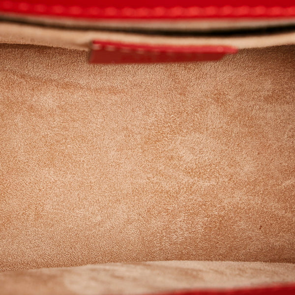 グッチ シルヴィ ハンドバッグ ショルダーバッグ 2WAY 470270 レッド レザー レディース GUCCI 【中古】