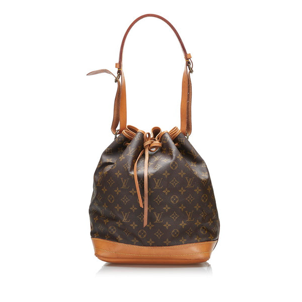ルイ ヴィトン モノグラム ノエ ショルダーバッグ M42224 ブラウン PVC レザー レディース LOUIS VUITTON 【中古】