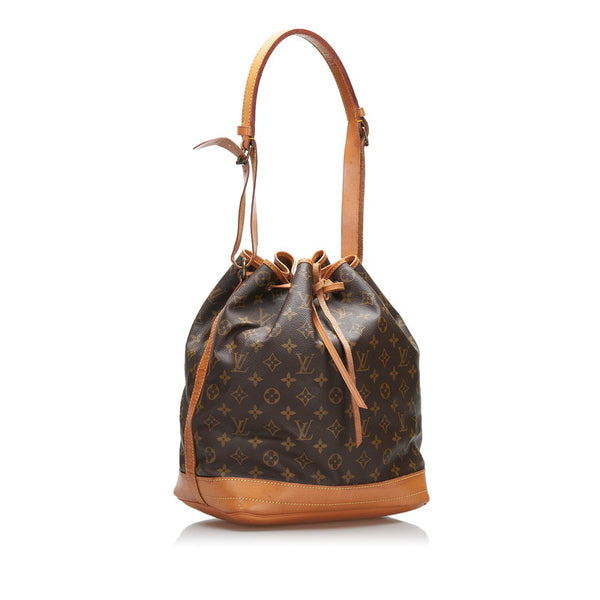 ルイ ヴィトン モノグラム ノエ ショルダーバッグ M42224 ブラウン PVC レザー レディース LOUIS VUITTON 【中古】