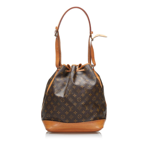 ルイ ヴィトン モノグラム ノエ ショルダーバッグ M42224 ブラウン PVC レザー レディース LOUIS VUITTON 【中古】