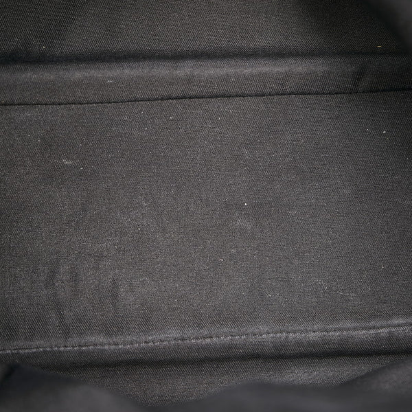 グッチ GGキャンバス ジャッキー ハンドバッグ 145818 ブラック キャンバス レザー レディース GUCCI 【中古】