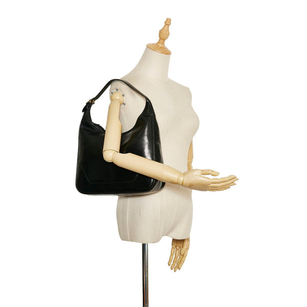 エルメス トリム31 ショルダーバッグ ブラック レザー レディース HERMES 【中古】