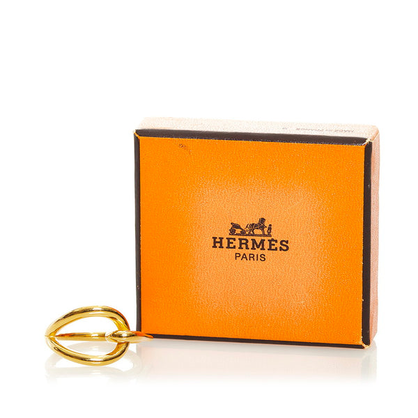 エルメス スカーフリング ゴールド メッキ レディース HERMES 【中古】
