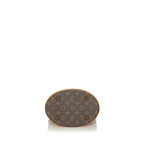 ルイ ヴィトン モノグラム バケットPM トートバッグ M42238 ブラウン PVC レザー レディース LOUIS VUITTON 【中古】