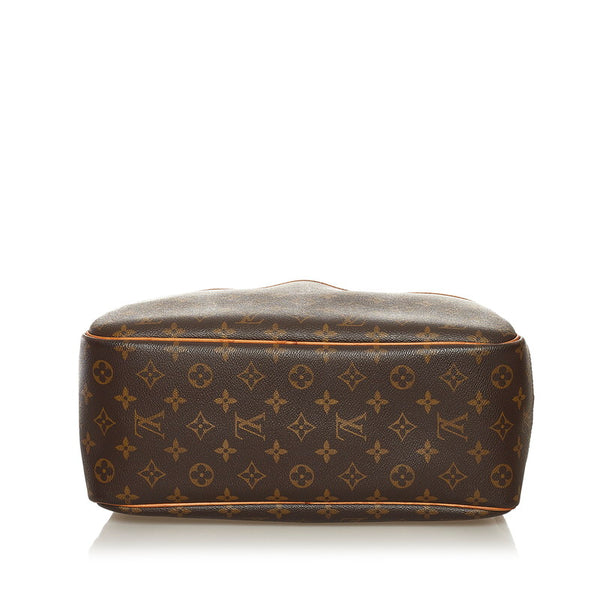 ルイ ヴィトン モノグラム ドーヴィル ハンドバッグ M47270 ブラウン PVC レザー レディース LOUIS VUITTON 【中古】