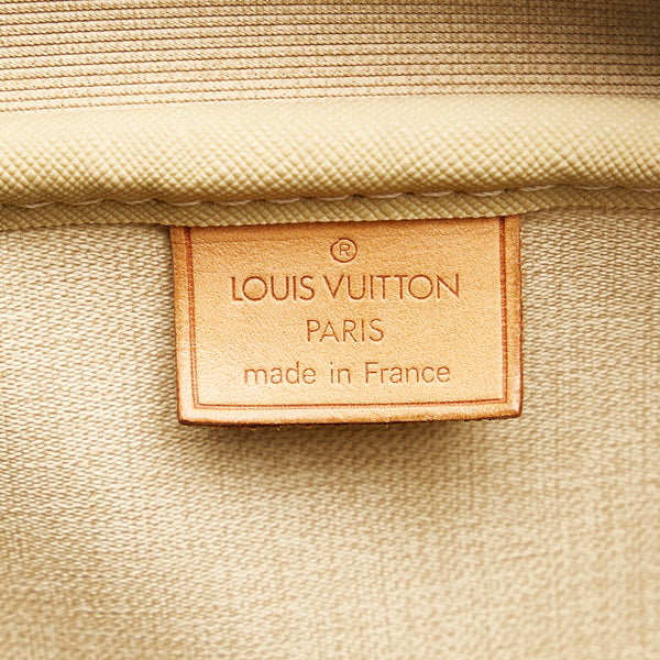 ルイ ヴィトン モノグラム ドーヴィル ハンドバッグ M47270 ブラウン PVC レザー レディース LOUIS VUITTON 【中古】