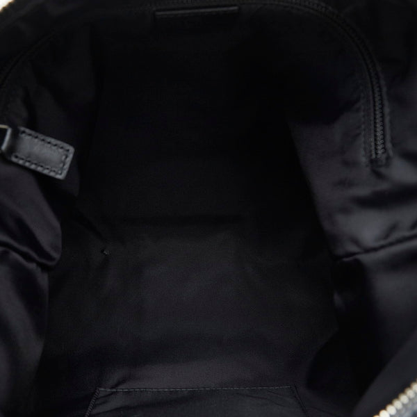 グッチ シェリーライン 斜め掛け ショルダーバッグ 387111 ブラック キャンバス レザー レディース GUCCI 【中古】