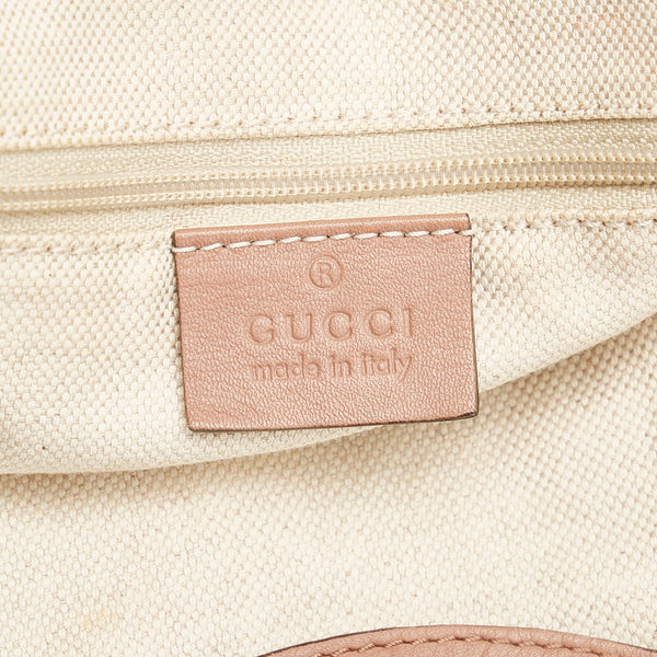 グッチ グッチシマ スーキー ハンドバッグ 211944   ピンク レザー レディース GUCCI 【中古】