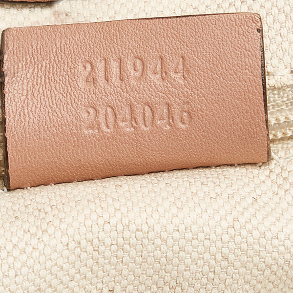 グッチ グッチシマ スーキー ハンドバッグ 211944   ピンク レザー レディース GUCCI 【中古】