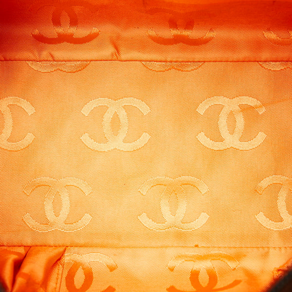 シャネル カンボン ボーリング ハンドバッグ ショルダーバッグ ダークブラウン ベージュ レザー レディース CHANEL 【中古】