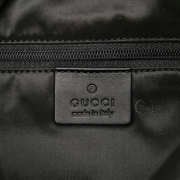 グッチ GGキャンバス バンブー ハンドバッグ ショルダーバッグ 2WAY 001 4095 ブラック キャンバス レザー レディース GUCCI 【中古】