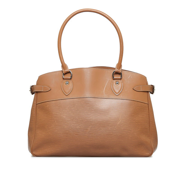 ルイ ヴィトン エピ パッシィGM ハンドバッグ トートバッグ M59251 ブラウン キャメル レザー レディース LOUIS VUITTON 【中古】