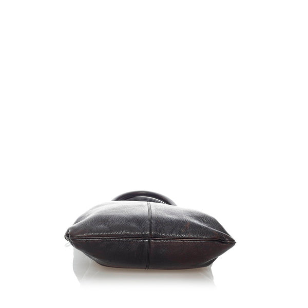 バーバリー ノバチェック トートバッグ ショルダーバッグ 2WAY ブラウン レザー メンズ BURBERRY 【中古】