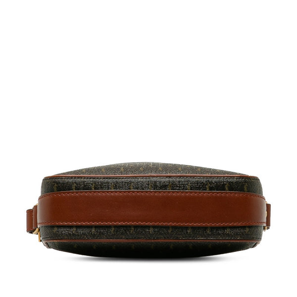 サンローラン モノグラム 斜め掛け ショルダーバッグ カメラバッグ 669957 ブラウン PVC レザー レディース SAINT LAURENT 【中古】