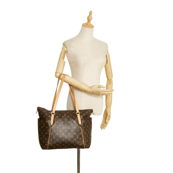 ルイ ヴィトン モノグラム トータリーMM トートバッグ ショルダーバッグ M56689 ブラウン PVC レザー レディース LOUIS VUITTON 【中古】