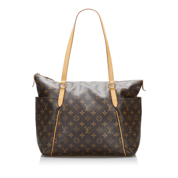 ルイ ヴィトン モノグラム トータリーMM トートバッグ ショルダーバッグ M56689 ブラウン PVC レザー レディース LOUIS VUITTON 【中古】