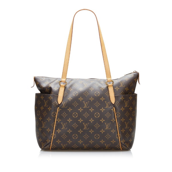 ルイ ヴィトン モノグラム トータリーMM トートバッグ ショルダーバッグ M56689 ブラウン PVC レザー レディース LOUIS VUITTON 【中古】