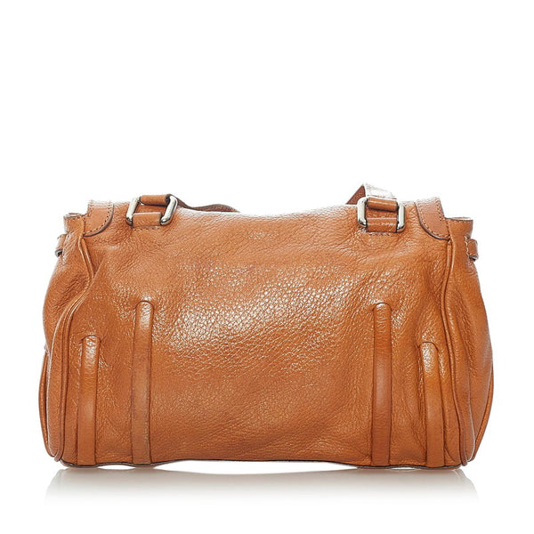 セリーヌ 斜めがけ ショルダー ブラウン レザー レディース CELINE 【中古】