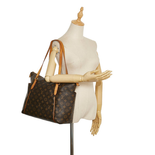 ルイ ヴィトン モノグラム トータリー MM ショルダーバッグ トートバッグ M56689 ブラウン PVC レザー レディース LOUIS VUITTON 【中古】