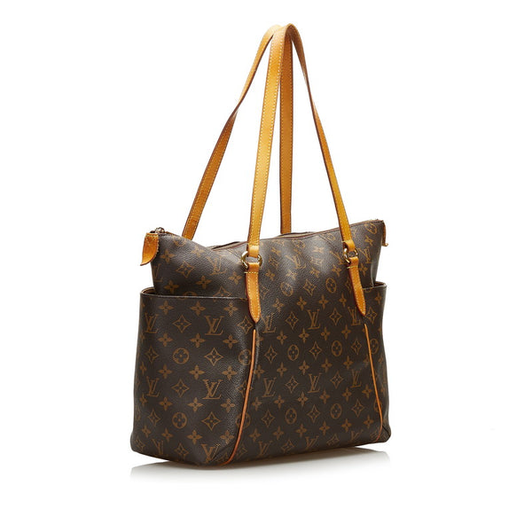ルイ ヴィトン モノグラム トータリー MM ショルダーバッグ トートバッグ M56689 ブラウン PVC レザー レディース LOUIS VUITTON 【中古】