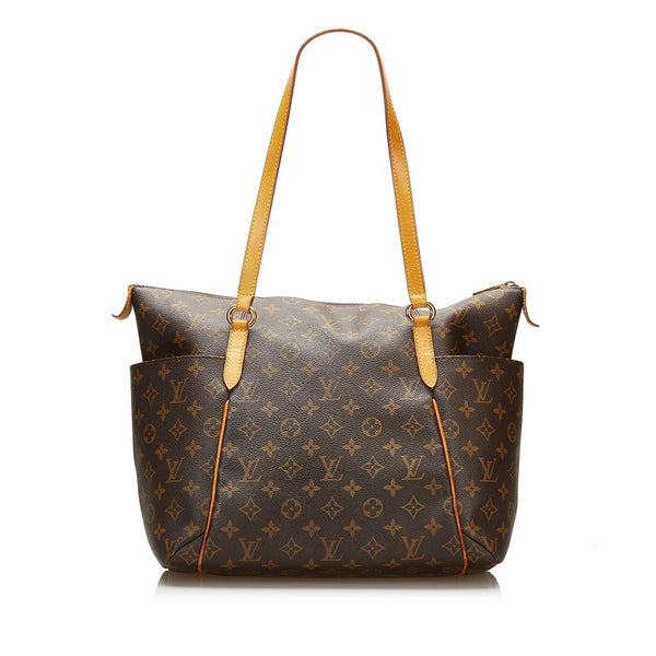 ルイ ヴィトン モノグラム トータリー MM ショルダーバッグ トートバッグ M56689 ブラウン PVC レザー レディース LOUIS VUITTON 【中古】