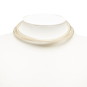 シャネル フェイクパール ネックレス ゴールド メッキ PVC レディース CHANEL 【中古】
