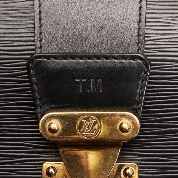 ルイ ヴィトン エピ セルヴィエット フェルモワール M54352 ブラック レザー ビジネスバッグ メンズ LOUIS VUITTON 【中古】