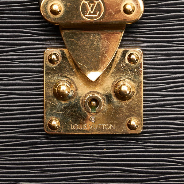ルイ ヴィトン エピ セルヴィエット フェルモワール M54352 ブラック レザー ビジネスバッグ メンズ LOUIS VUITTON 【中古】