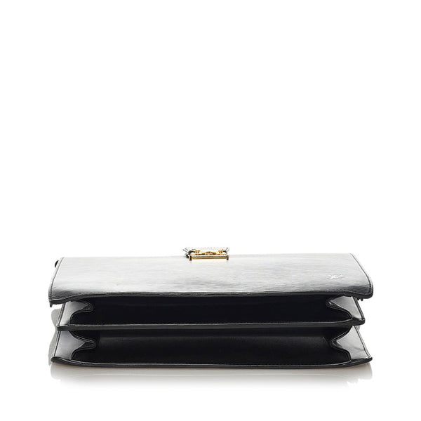 ルイ ヴィトン エピ セルヴィエット フェルモワール M54352 ブラック レザー ビジネスバッグ メンズ LOUIS VUITTON 【中古】